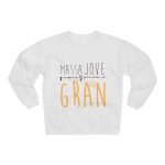 Sudadera unisex con cuello redondo - Massa Jove per ferme GRAN