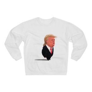 Sudadera unisex con cuello redondo - Donald Trump