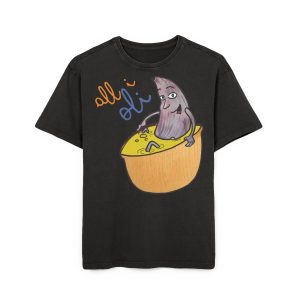 Camiseta extragrande con lavado ácido para hombre - All i Oli