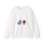 Sudadera unisex con cuello redondo Heavy Blend™ - Sor Tomasseta i el Dimoni