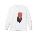 Sudadera unisex con cuello redondo y forro polar Softstyle de peso medio - Donald Trump